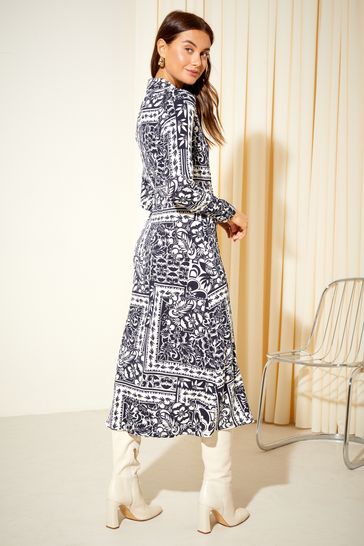 Buy Friends Like These Button Through Jersey Shirt Midi Dress