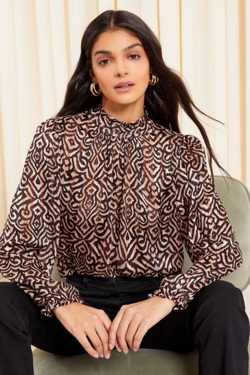 Next chiffon clearance tops