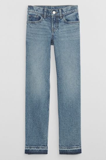 Gap Vintage Wash Blue Mid Rise Straight Washwell Jeans (5-14yrs)
