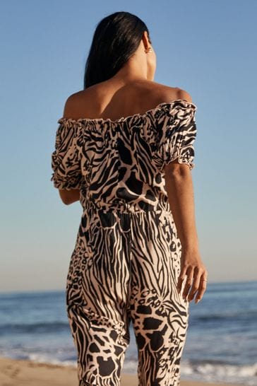 Lipsy leopard deals print jumpsuit