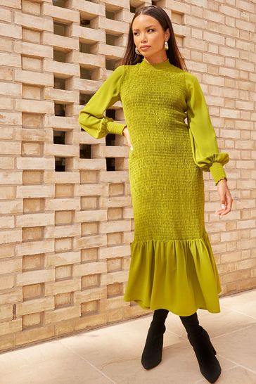 Chi chi on sale olive dress