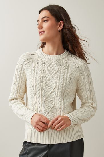 cable knit jumper