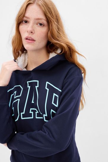 Navy best sale gap hoodie