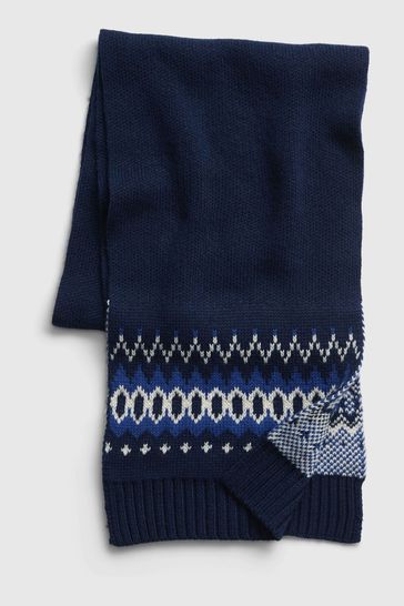 Gap on sale blue scarf