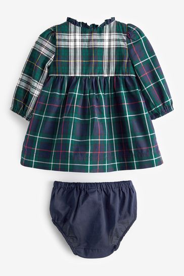 Blue green plaid dress online