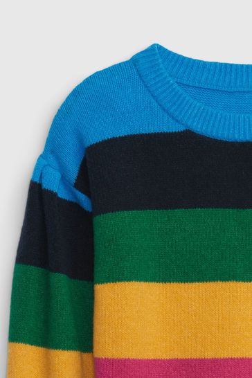 Buy Gap Rainbow Happy Stripe Jumper from Next Luxembourg