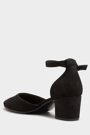 Buy Long Tall Sally Black Block Heel Court Shoe from Next Australia