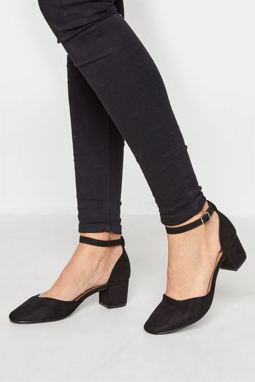 Block heel 2025 strap shoes