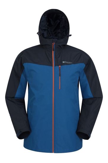 Mountain Warehouse Blue Brisk Extreme Waterproof Jacket - Mens