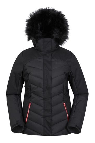 Mountain Warehouse Black Pyrenees Padded Ski Jacket Womens