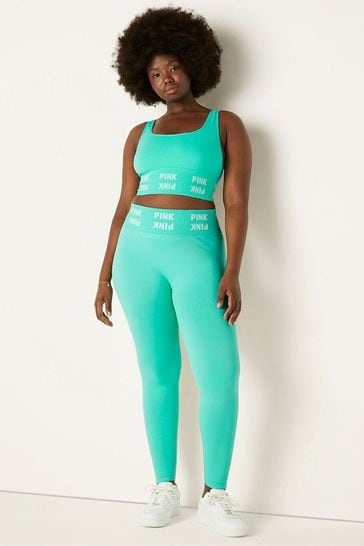 Buy Victoria's Secret PINK Teal Ice Seamless HighWaist Full Length Tight  from Next Netherlands