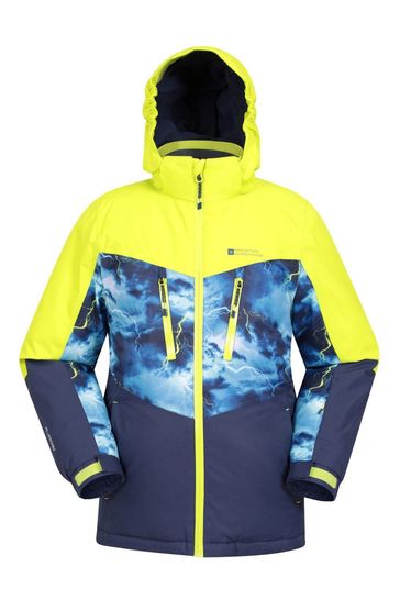 Mountain Warehouse Blue Storm Extreme Ski Jacket Kids