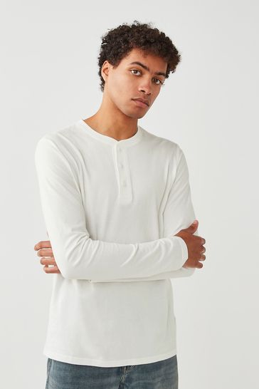 Henley longsleeve best sale