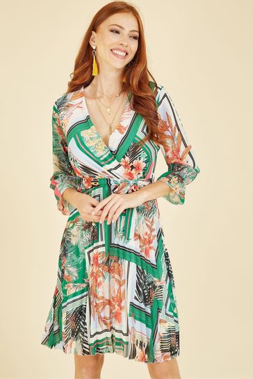 Yumi tropical hot sale mirror dress