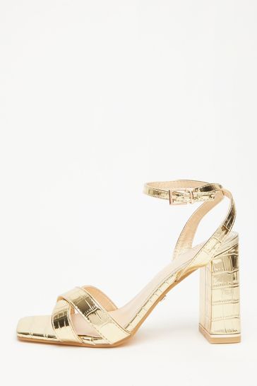 Quiz deals gold heels