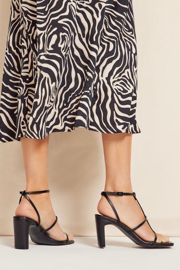 Caged sandals mid heel outlet