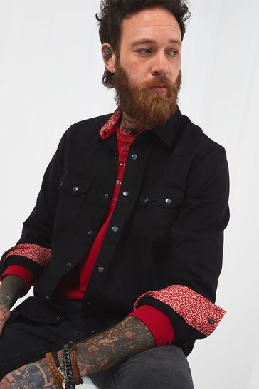 Joe Browns Black On The Road Denim Shirt