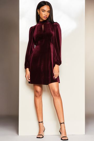 Lipsy velvet dress clearance