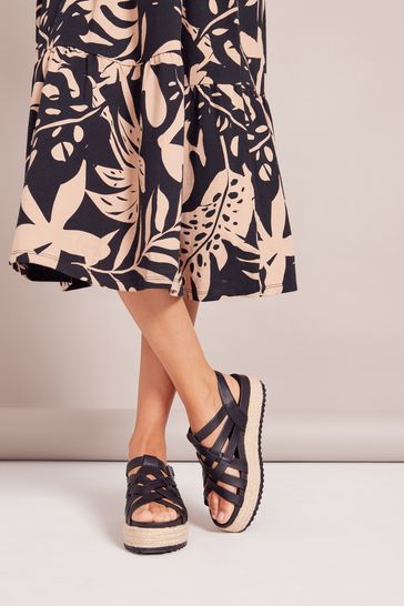 Jenepper platform wedge sandal top