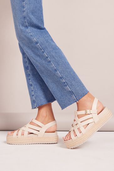 Espadrille flatform clearance
