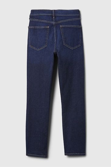 Buy Gap Dark Wash Blue High Waisted Ankle Length Vintage Slim Jeans from Next Italy