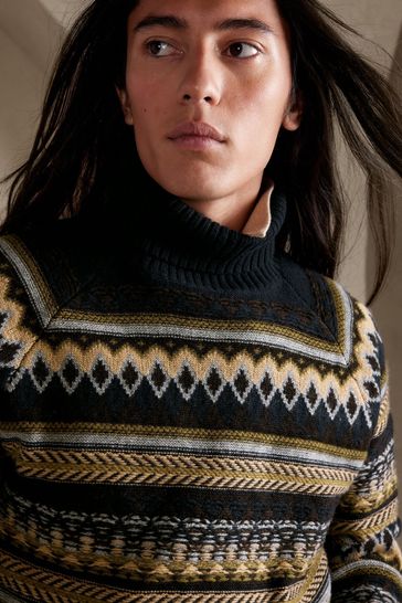 Buy Banana Republic Black Kirk Fair Isle Jumper from Next Ireland