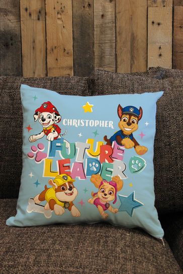 Personalised Paw Patrol Square Cushion by Character World Brands