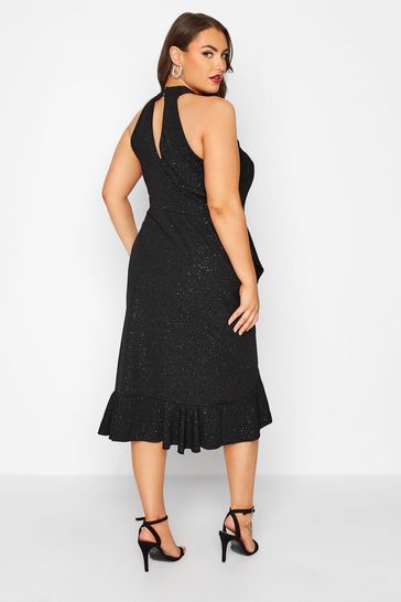 Black store choker dress
