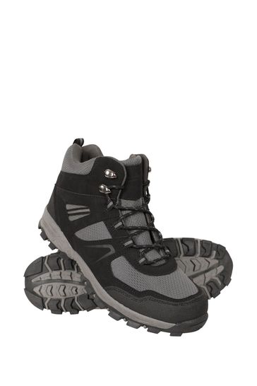 Mountain Warehouse Black Wide Fit Mcleod Boots - Mens
