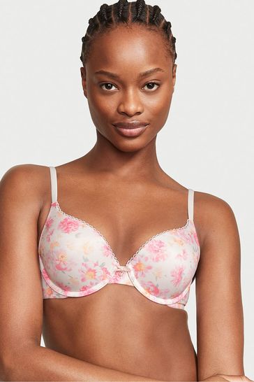 Buy Victoria's Secret Peony White Smooth Full Cup Push Up Bra from