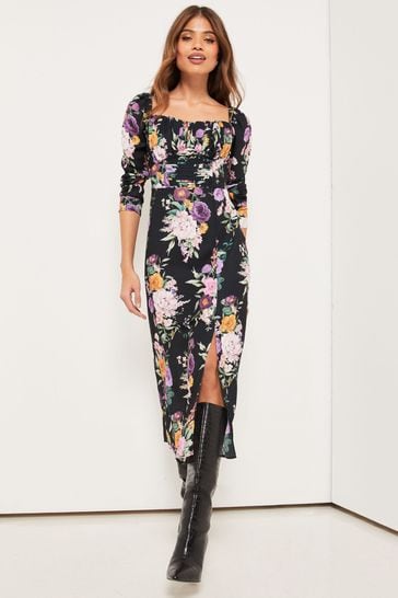 Lipsy floral 2025 print midi dress