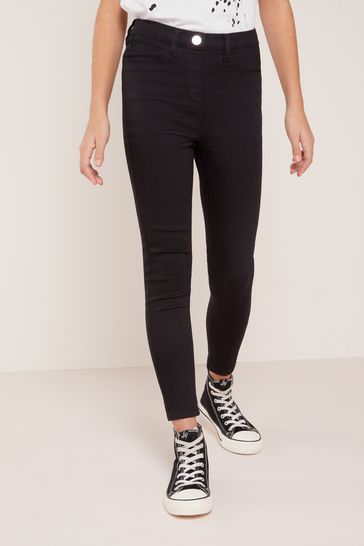 Buy Lipsy Black High Waisted Pockets Jeggings from Next Luxembourg