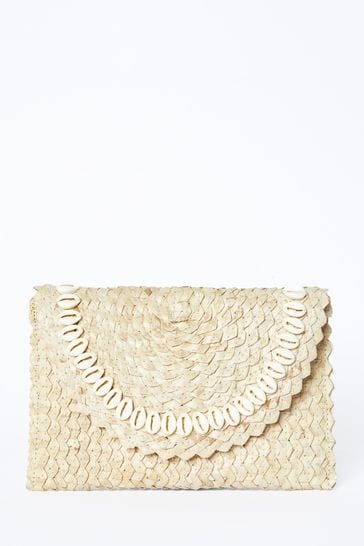 Next straw hotsell clutch bag