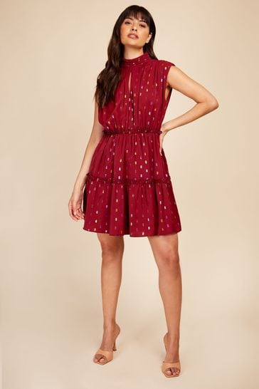 Little mistress new arrivals berry dress