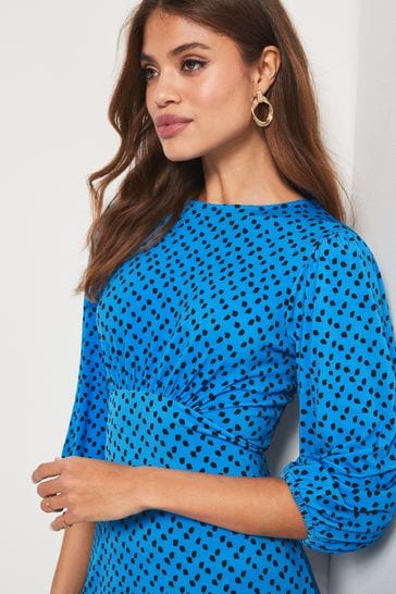 Polka dot deals dress lipsy