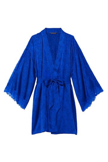 Victoria's secret satin sales tie waist jacket