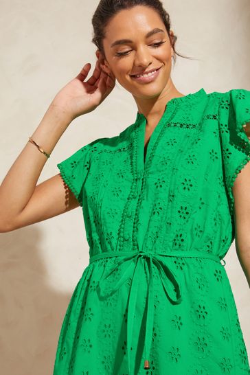 J crew cap outlet sleeve ruffle lace dress