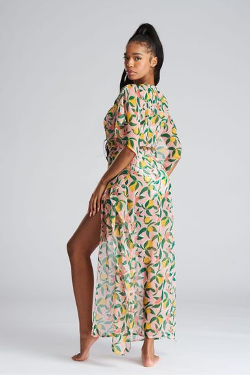Chiffon beach kaftan discount