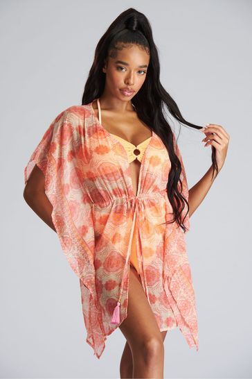 Chiffon beach deals kaftan
