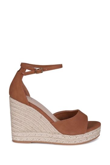 Wrap around hotsell espadrille wedges
