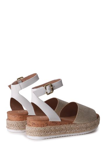 Gold hot sale espadrille sandals