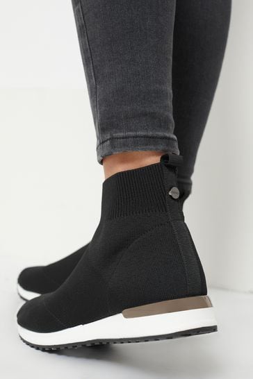 All black sock trainers discount