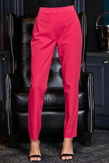 Sosandar Pink Tuxedo Trouser