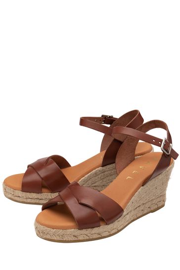 Ravel leather espadrille wedge clearance