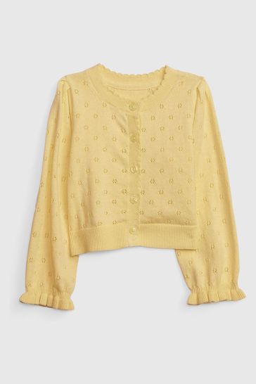 Gap yellow cardigan discount