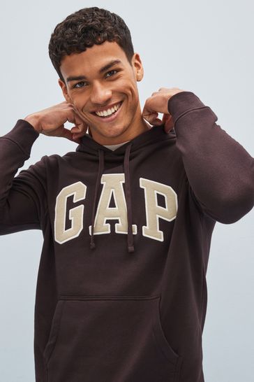 Brown gap hoodie clearance