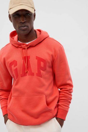 Gap Orange Monochrome Logo Hoodie