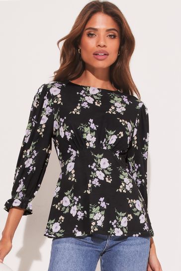 Lipsy peplum top discount