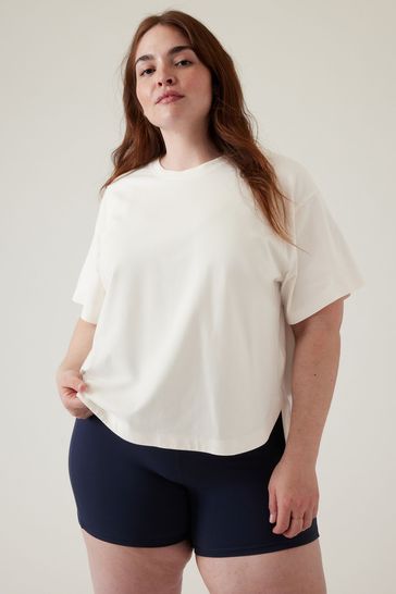 Athleta white shorts on sale