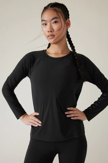 Athleta long sleeve running shirt on sale